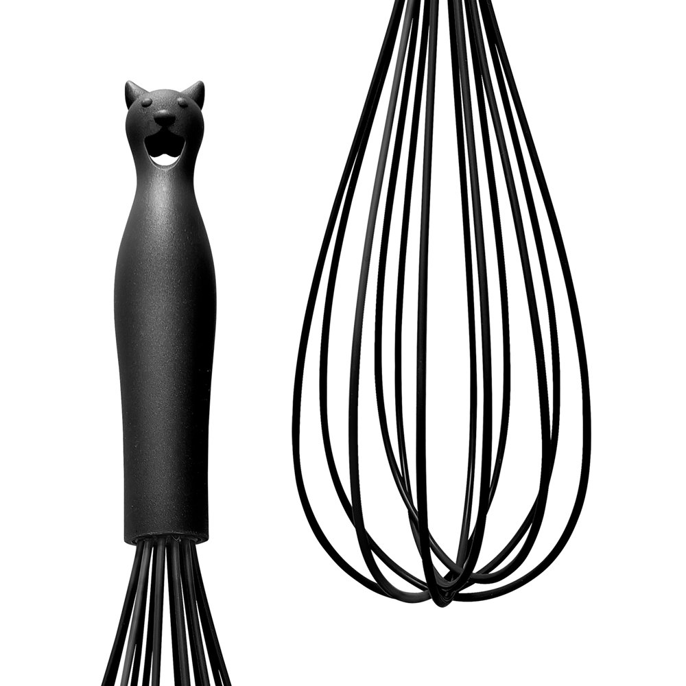 Alchemy - Cat's Kitchen Schneebesen - Schwarz/Weiß